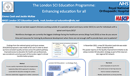 The London SCI Education Programme: Enhancing education for all