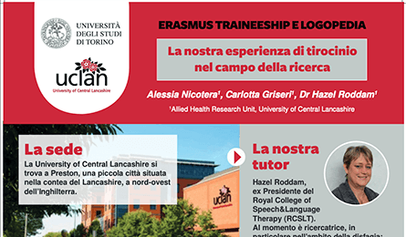 Erasmus Traineeship e Logopedia: La nostra esperienza di tirocinio nel campo della ricerca